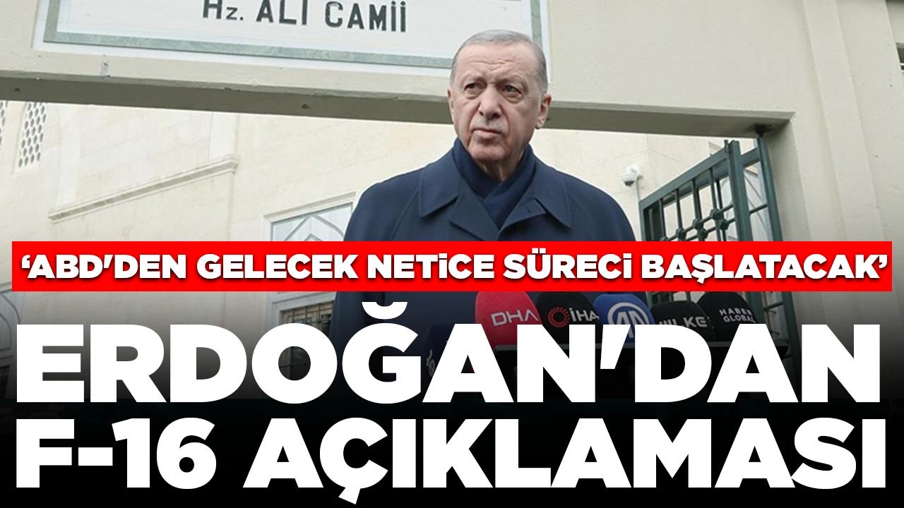 Cumhurbaşkanı Erdoğan'dan F-16 açıklaması