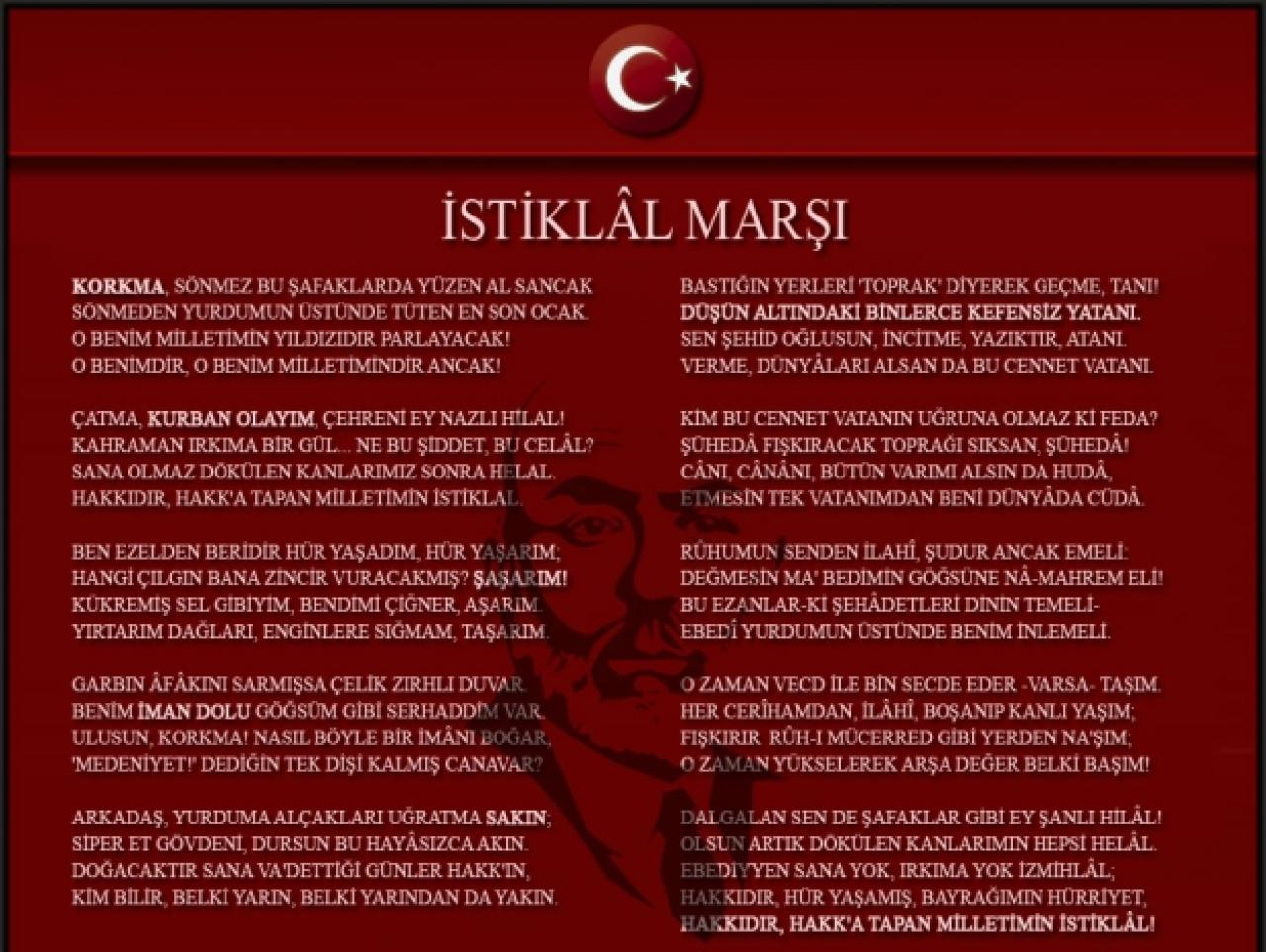 12 Mart İstiklal Marşı'nın kabulü ve on kıtası! Mehmet Akif Ersoy kimdir