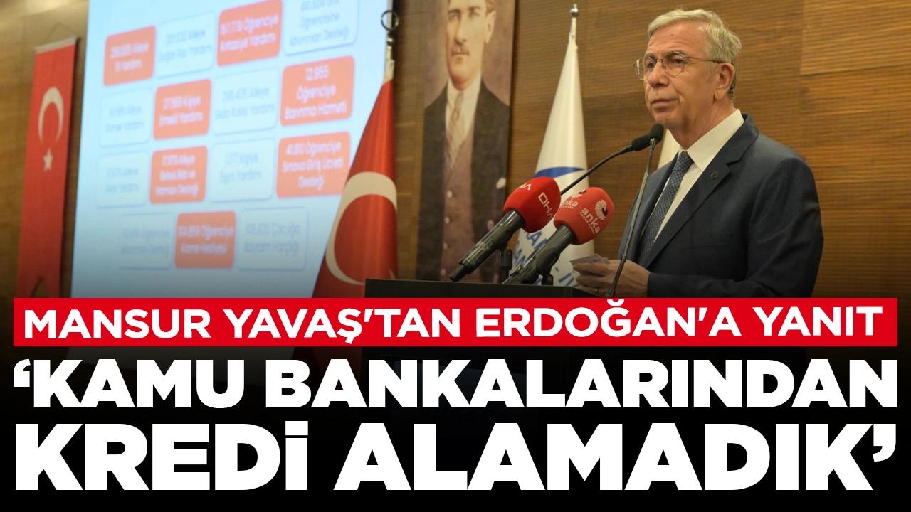 Erdoğan 'Bütçe paylarını eksiksiz gönderdik' demişti, Mansur Yavaş aksini savundu: 'Hiç almadık'