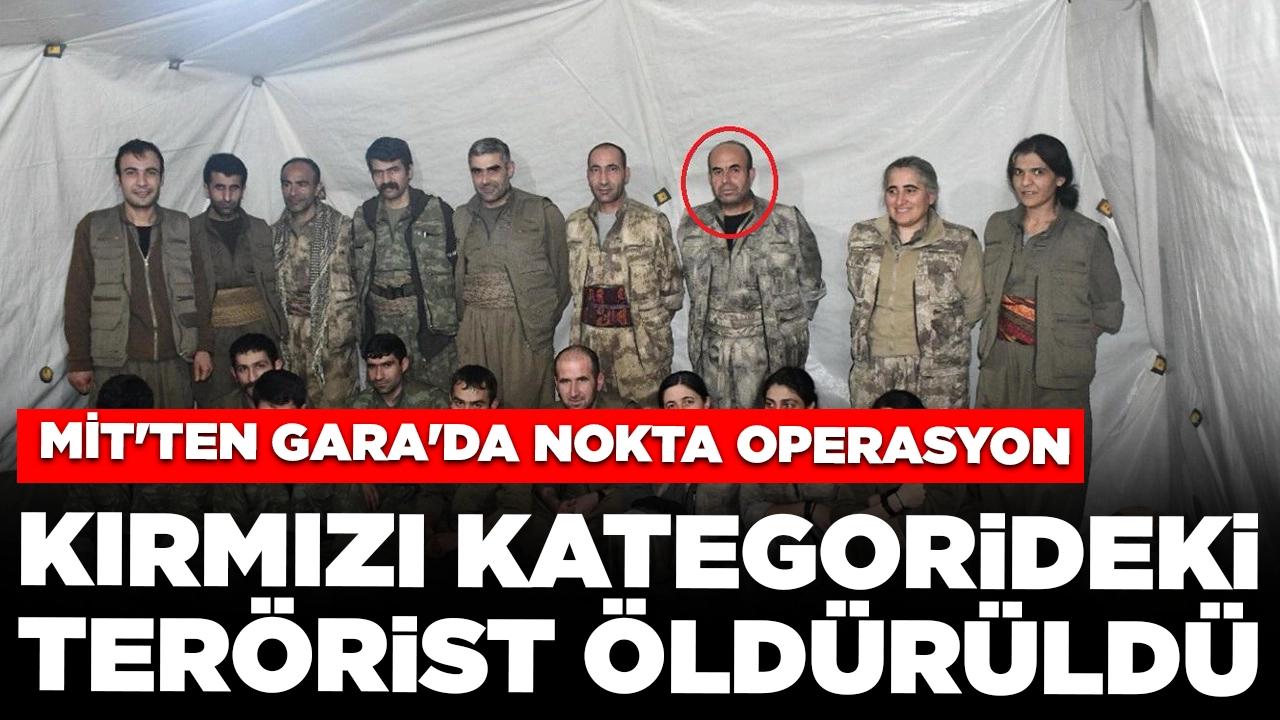 MİT'ten Gara'da nokta operasyon: Kırmızı kategorideki terörist öldürüldü