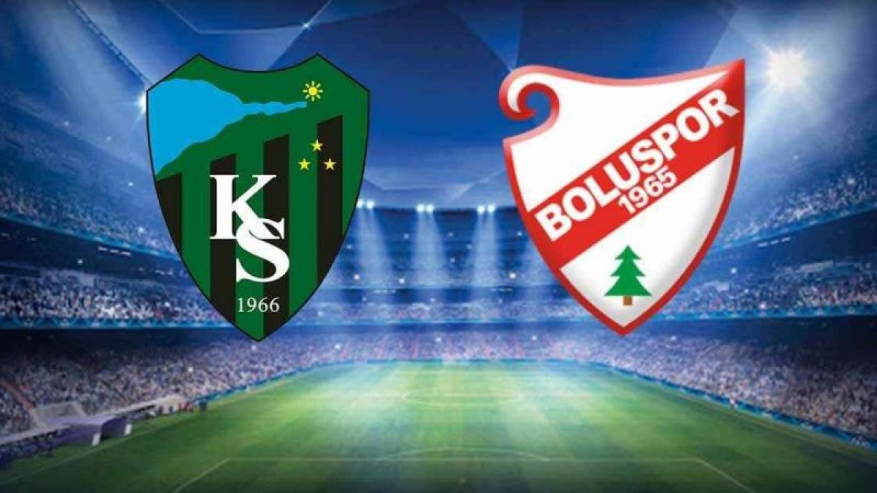 Kocaelispor Bolu'da 3 puan arıyor