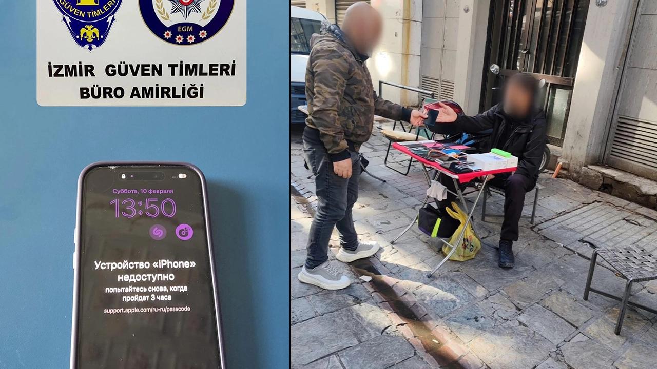 Sivil polislere çalıntı telefon satmaya çalışırken yakayı ele verdi