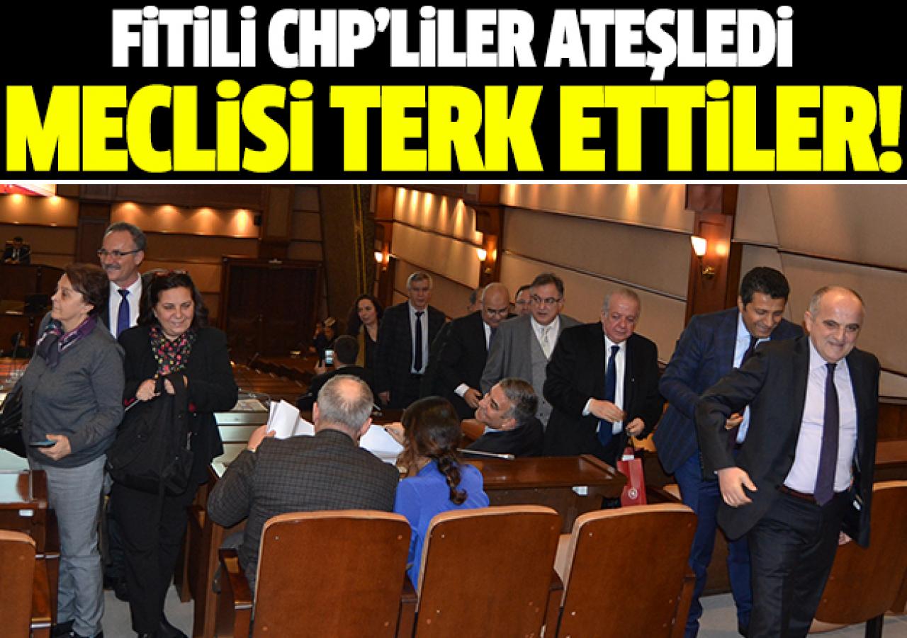 Fitili CHP’li üyeler ateşledi