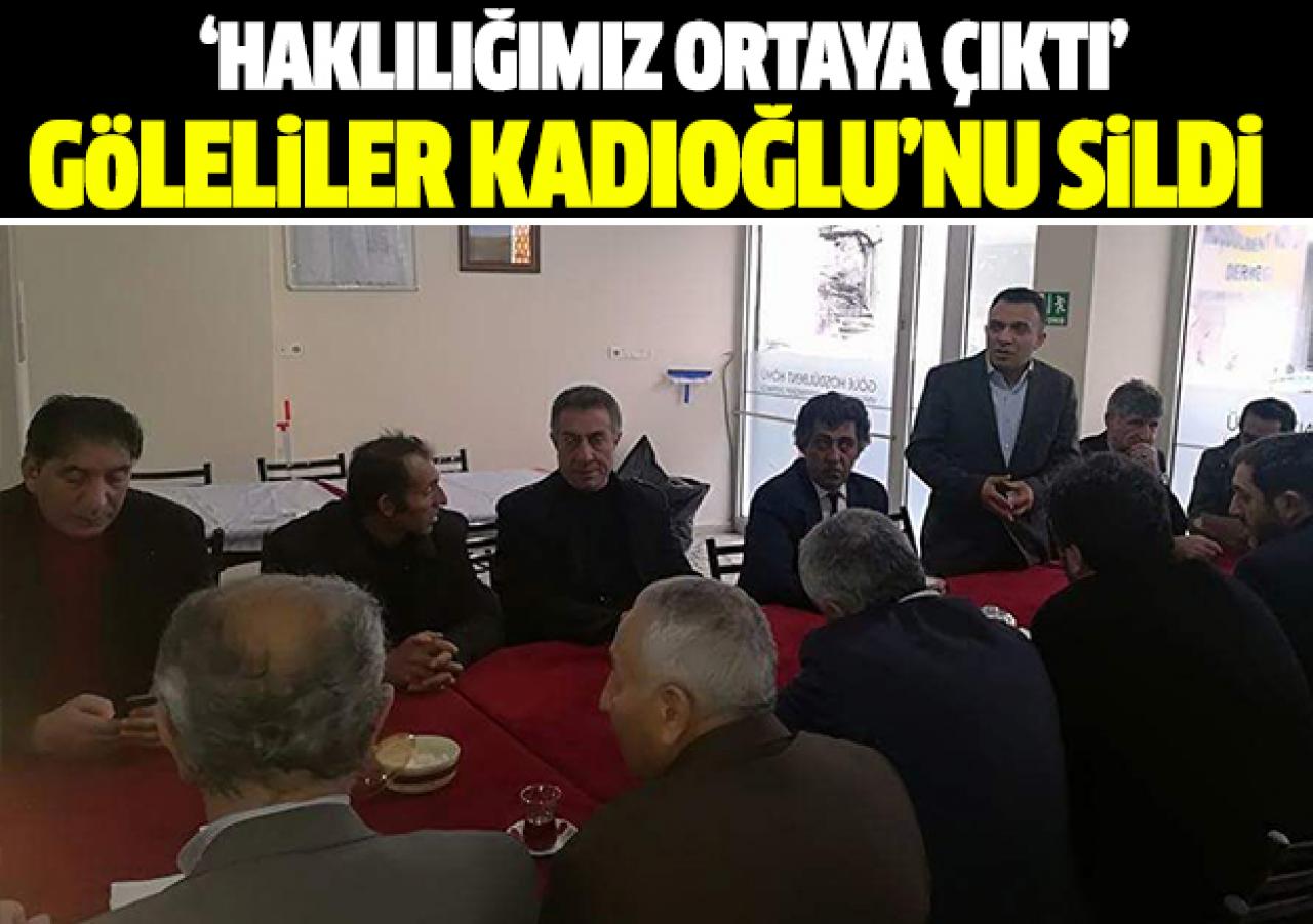 Göleliler Kadıoğlu'nu sildi