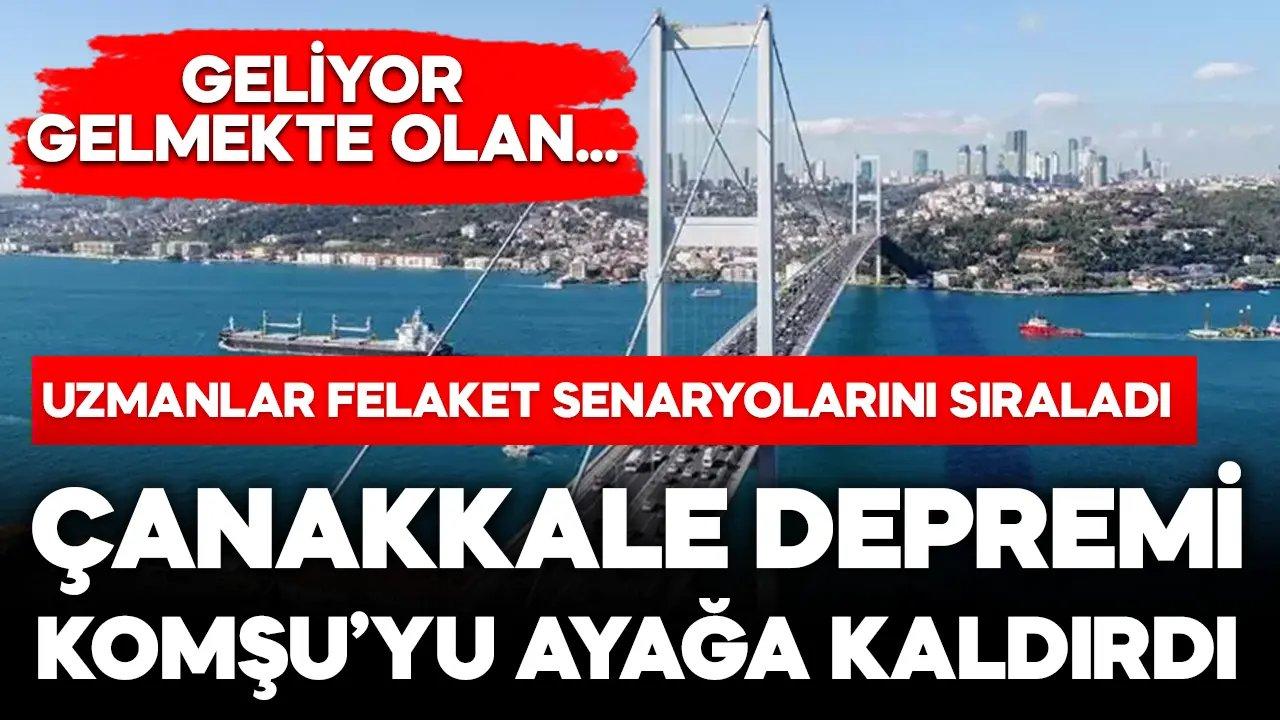 Çanakkale depremi Yunanistan’ı ayağa kaldırdı! Geliyor gelmekte olan…