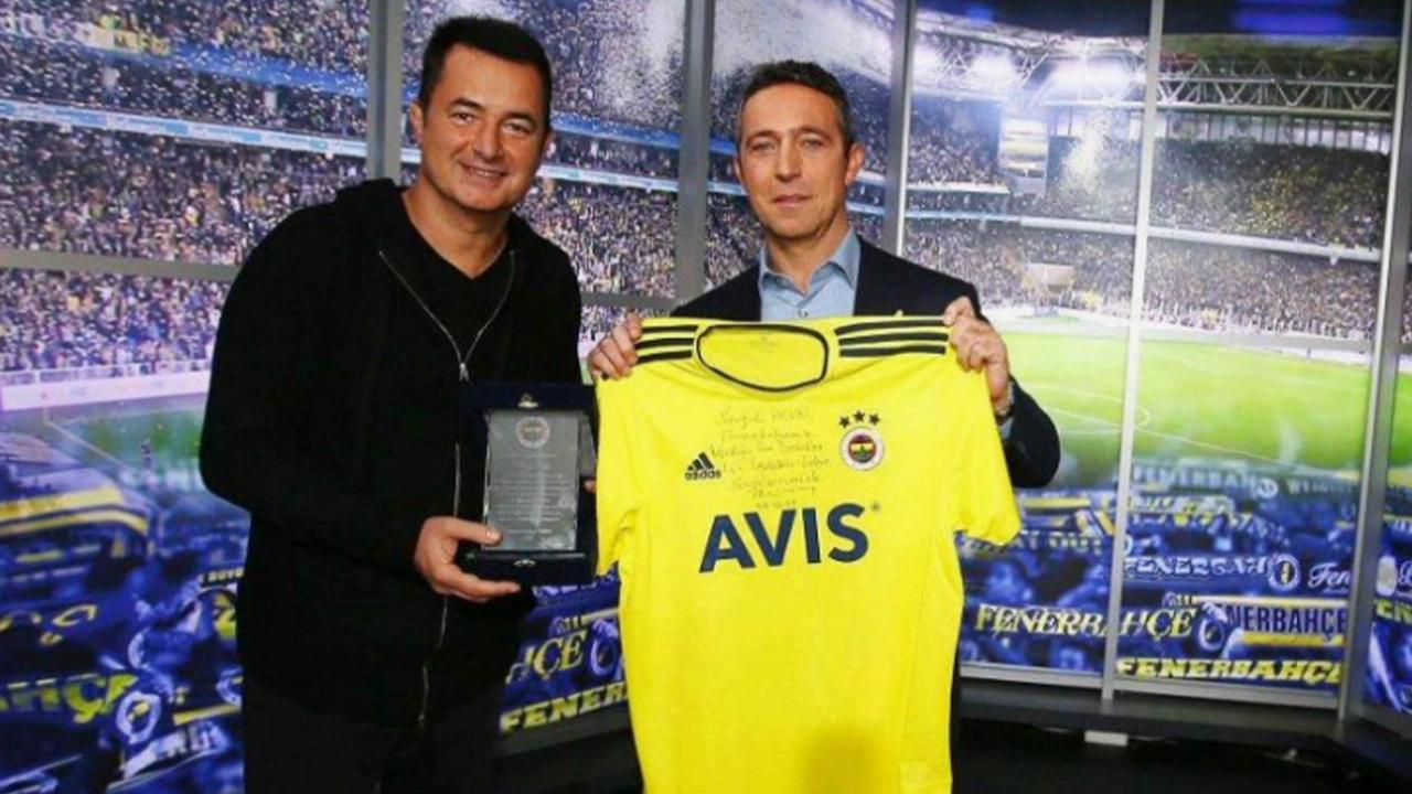 Acun Ilıcalı Fenerbahçe Başkanı Ali Koç'un arkasında: 'İkna etmek için elimden geleni yaparım'