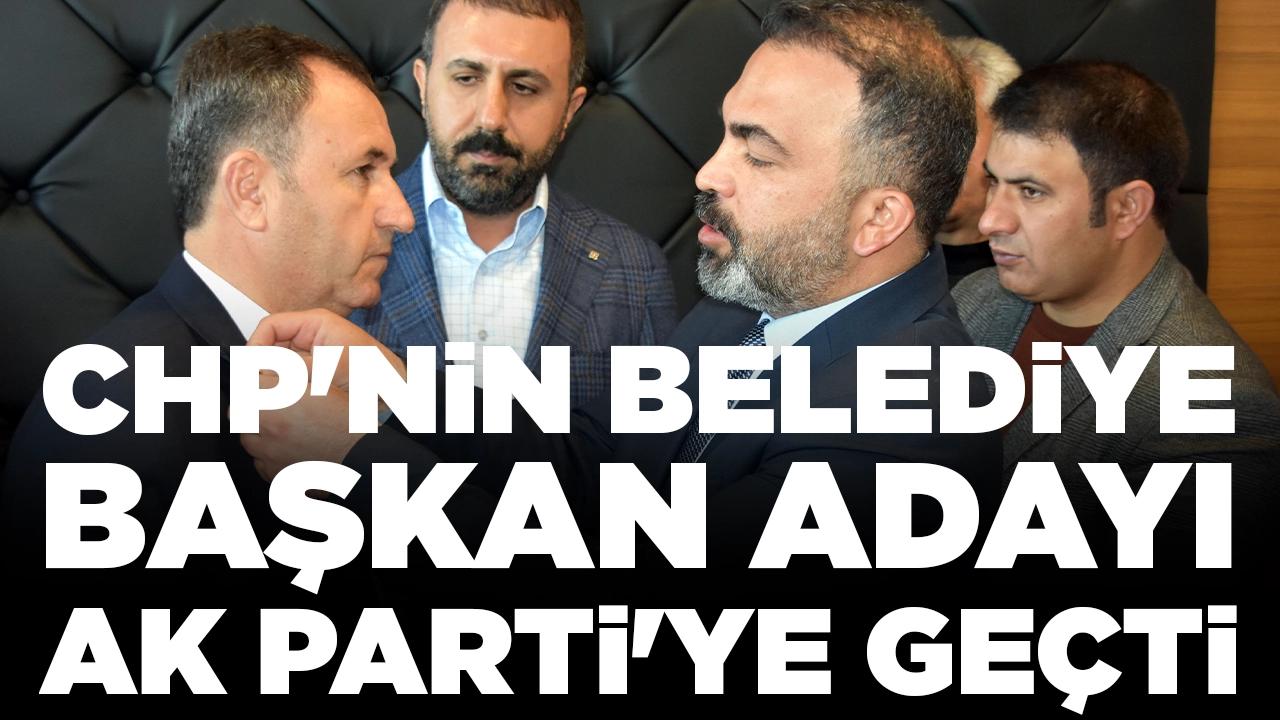 CHP'nin belediye başkan adayı AK Parti'ye geçti: 'Miting saatim DEM Parti'ye satıldı'