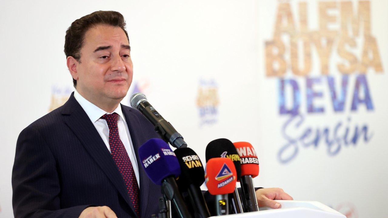 DEVA Partisi lideri Ali Babacan: 'Asla benim oyum kıymetsiz demeyin'