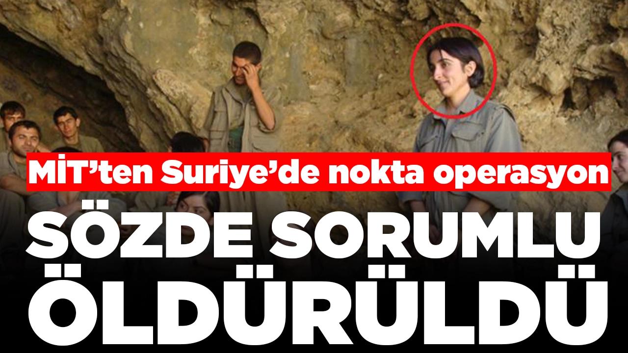 MİT'ten Suriye'de nokta operasyon: Sözde sorumlu öldürüldü