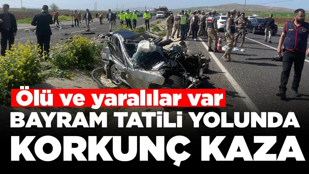 Bayram tatili yolunda korkunç kaza: Ölü ve yaralılar var