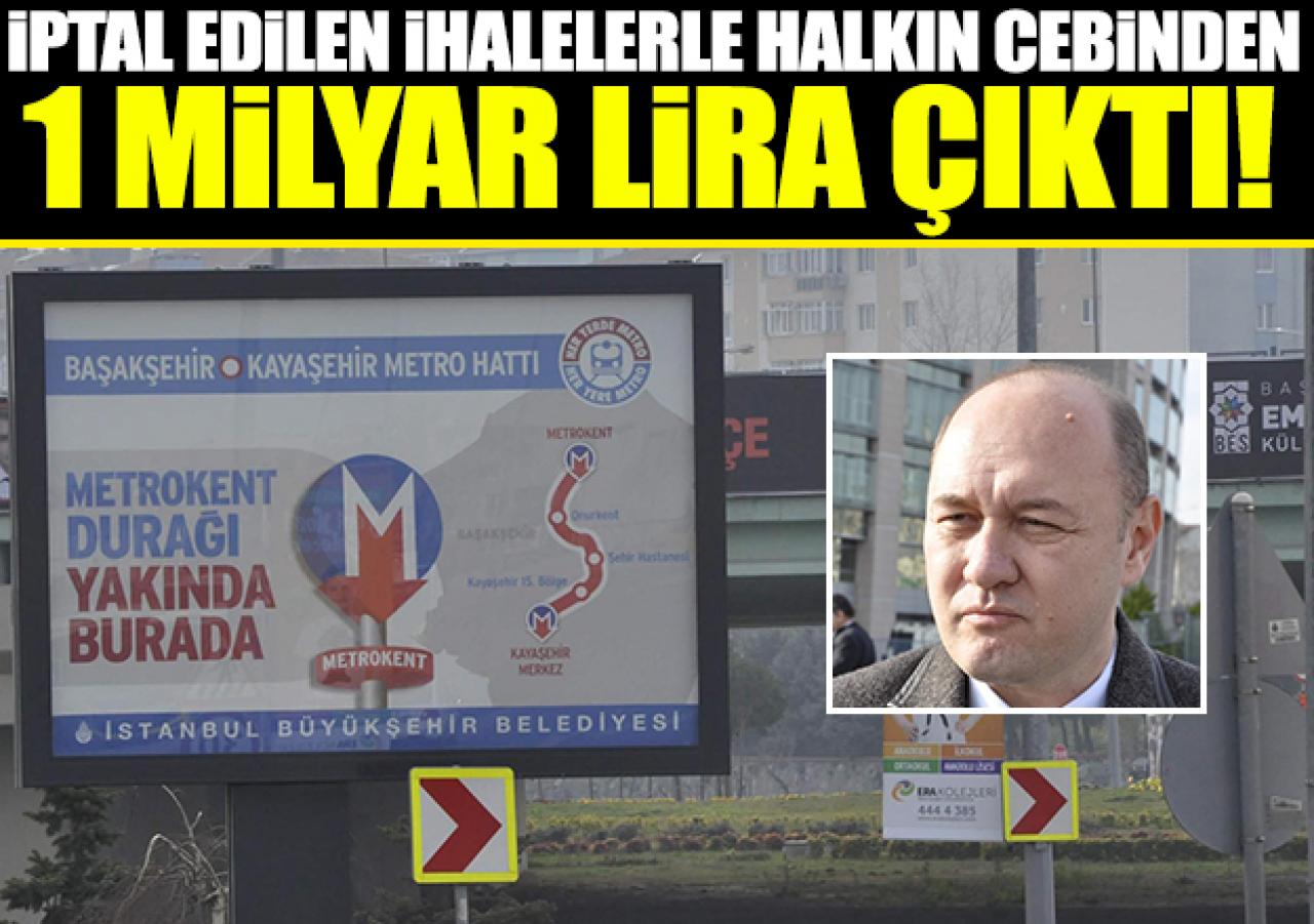 Halkın cebinden 1 milyar lira çıktı