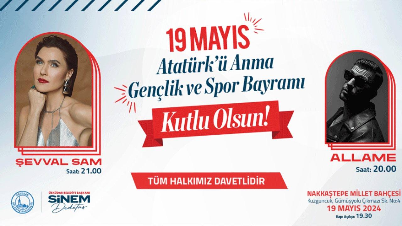 Üsküdar'da 19 Mayıs coşkusu!