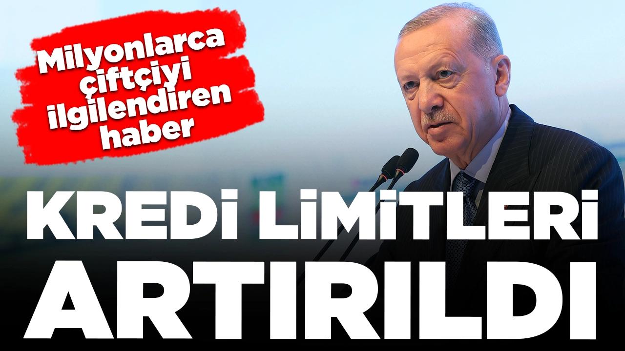 Milyonlarca çiftçiyi ilgilendiren haber: Kredi limitleri artırıldı