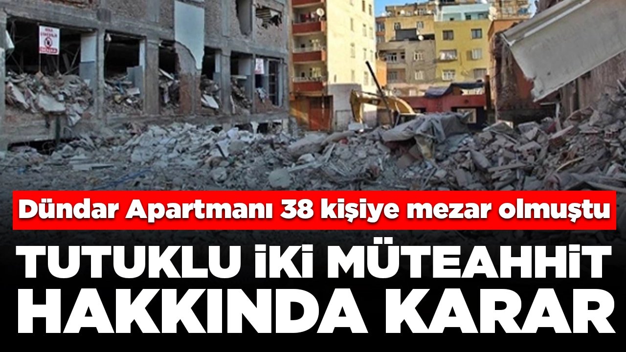 38 kişiye mezar olmuştu: Dündar Apartmanı davasında karar