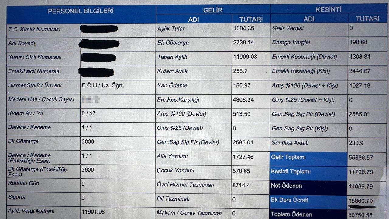 Kocaeli'de ek ders yolsuzluğu iddiası! "Tüm öğretmenler bordrolarını kontrol etsin"