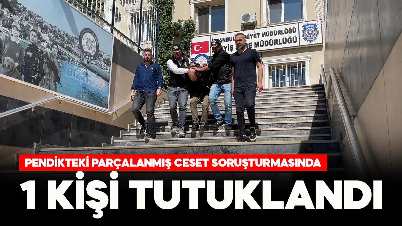 Pendik'teki parçalanmış ceset soruşturmasında 1 şüpheli tutuklandı