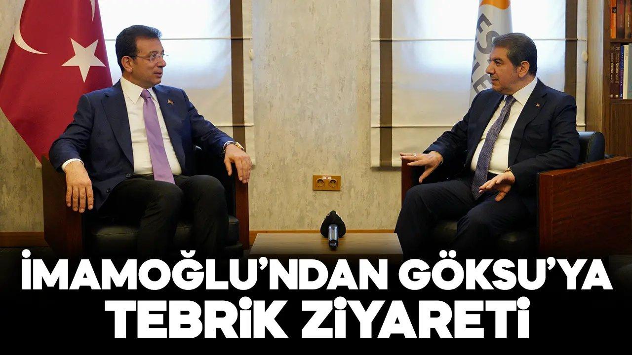 Ekrem İmamoğlu’ndan Tevfik Göksu’ya ziyaret