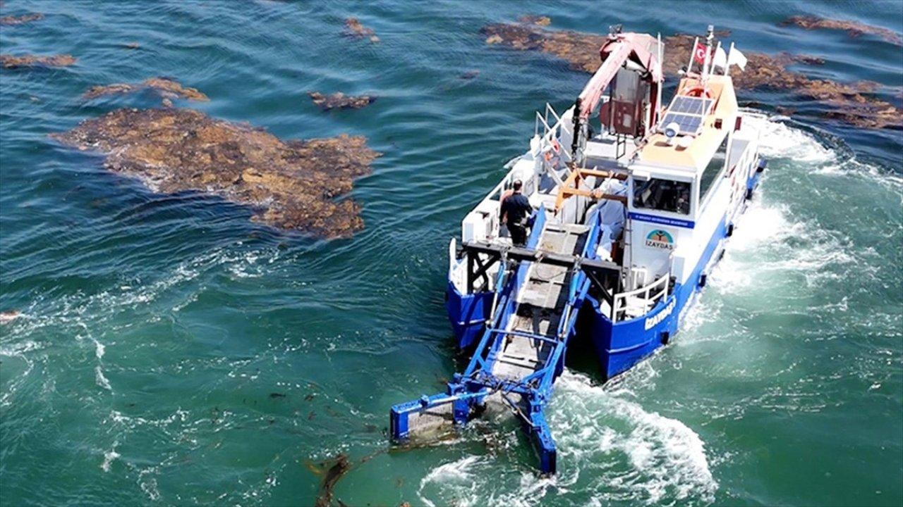 İzmit Körfezi'nde yaklaşık 8 bin metreküp deniz çöpü toplandı