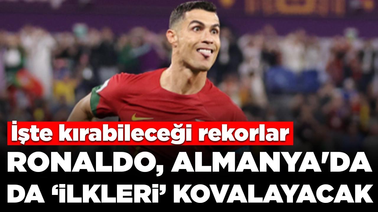 Cristiano Ronaldo, Almanya'da da 'ilkleri' kovalayacak: İşte kırabileceği rekorlar