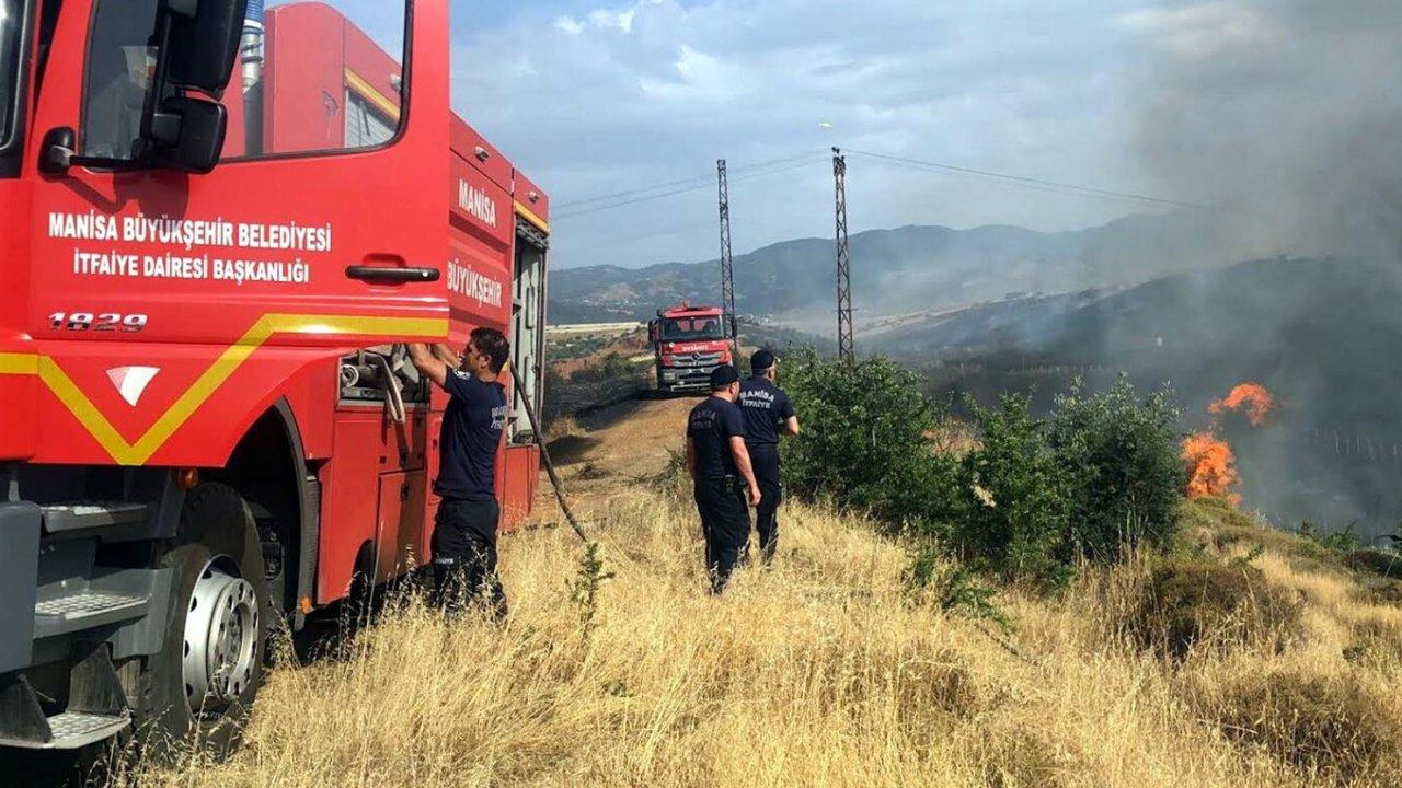 Manisa'da çıkan orman yangını kontrol altına alındı