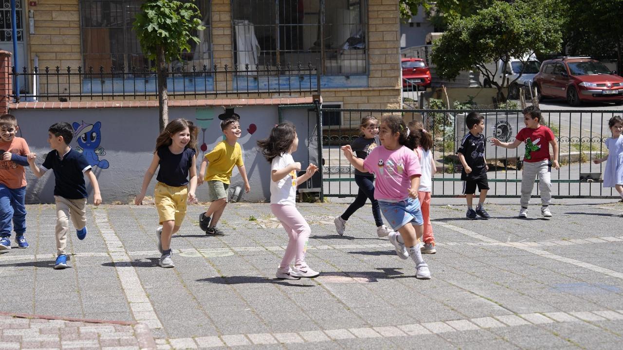 Kreş öğrencileri ‘teneffüs’ kavramıyla tanıştı