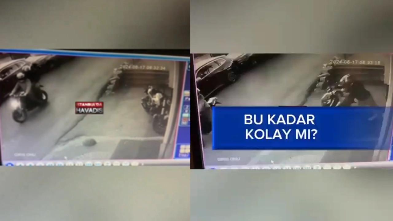 Hırsızlıkta son nokta: Motosikletle gelip motosiklet çaldılar