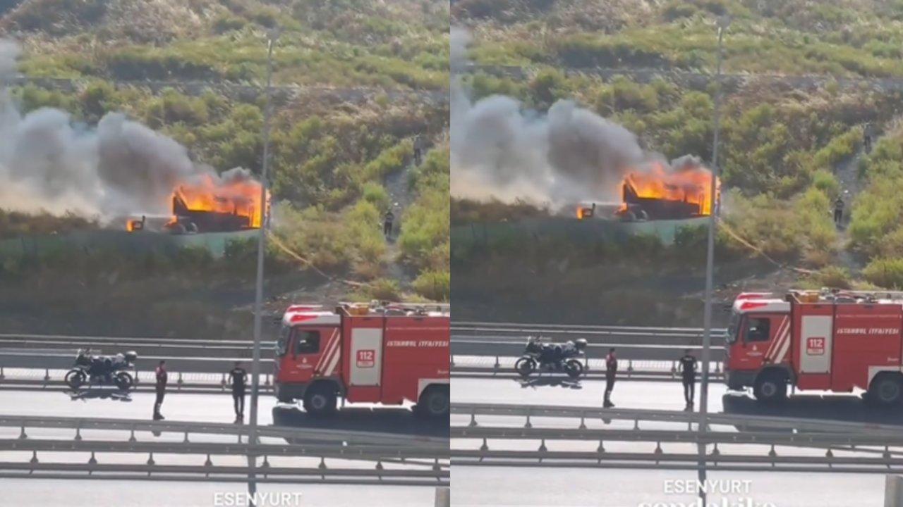 Esenyurt'ta kümes yangını! Tavuklar telef oldu