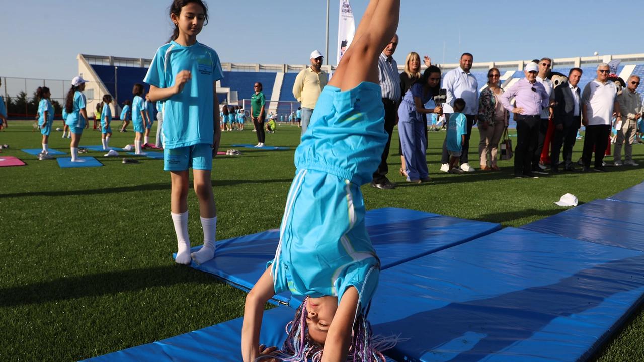 22 branşta  spor eğitimi