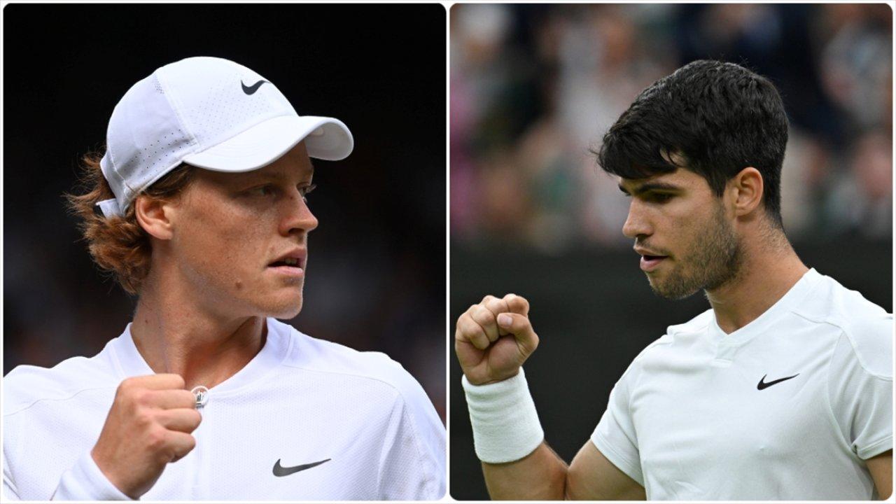 Sinner ve Alcaraz, Wimbledon'da çeyrek finalde