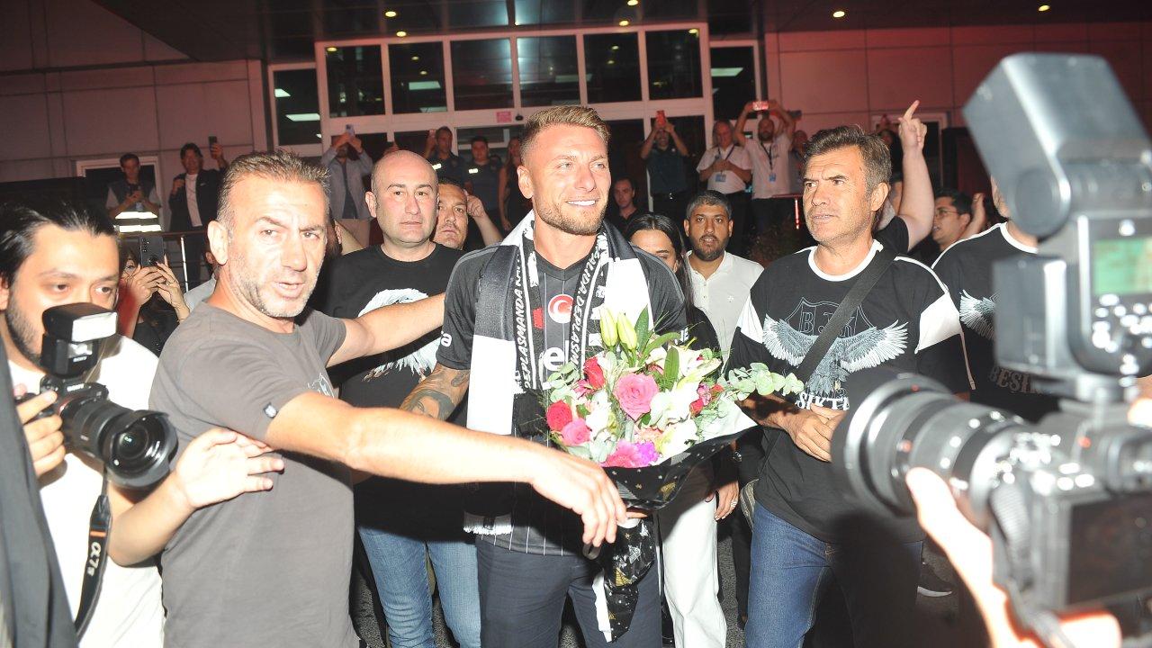 Ciro Immobile, Beşiktaş için İstanbul’a geldi