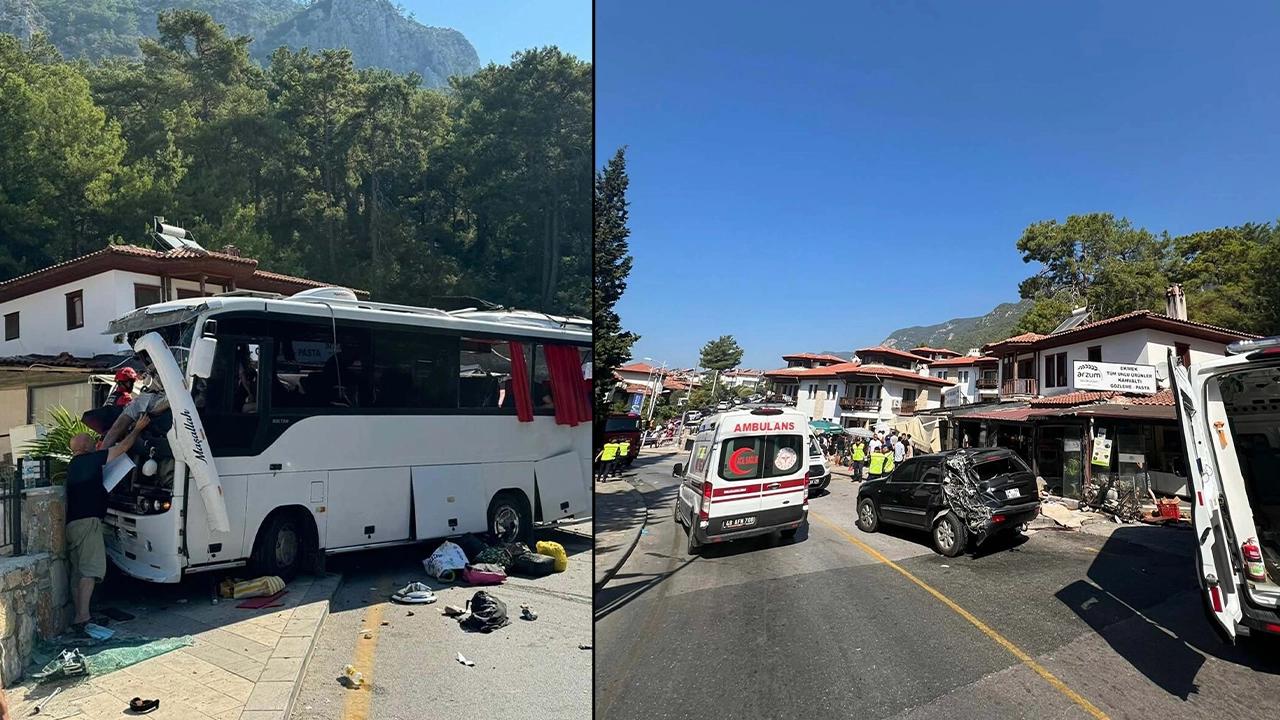 Freni boşalan tur otobüsü dehşet saçtı: 1 çocuk öldü, çok sayıda yaralı var