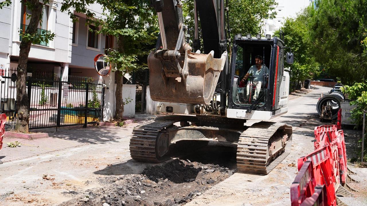 İBB ve Kartal Belediyesi'nden Kartal’da yağmur suyu hattı çalışması