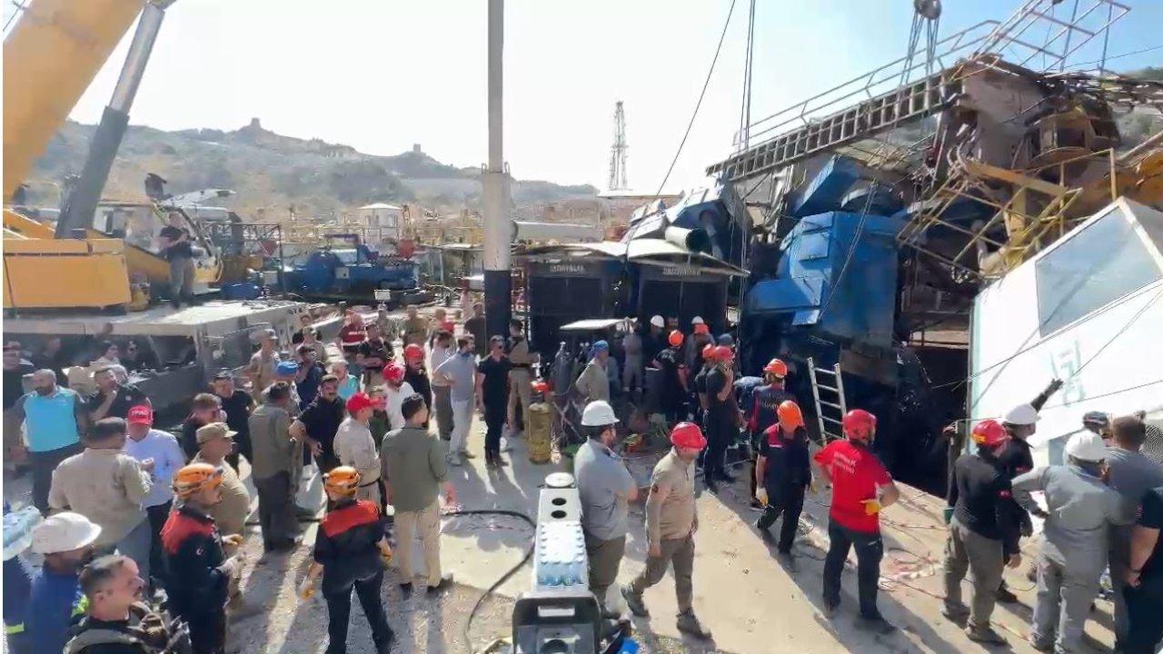 Gabar Dağı'ndaki korkunç kaza! Sondaj kulesi devrildi: Ölü ve yaralılar var