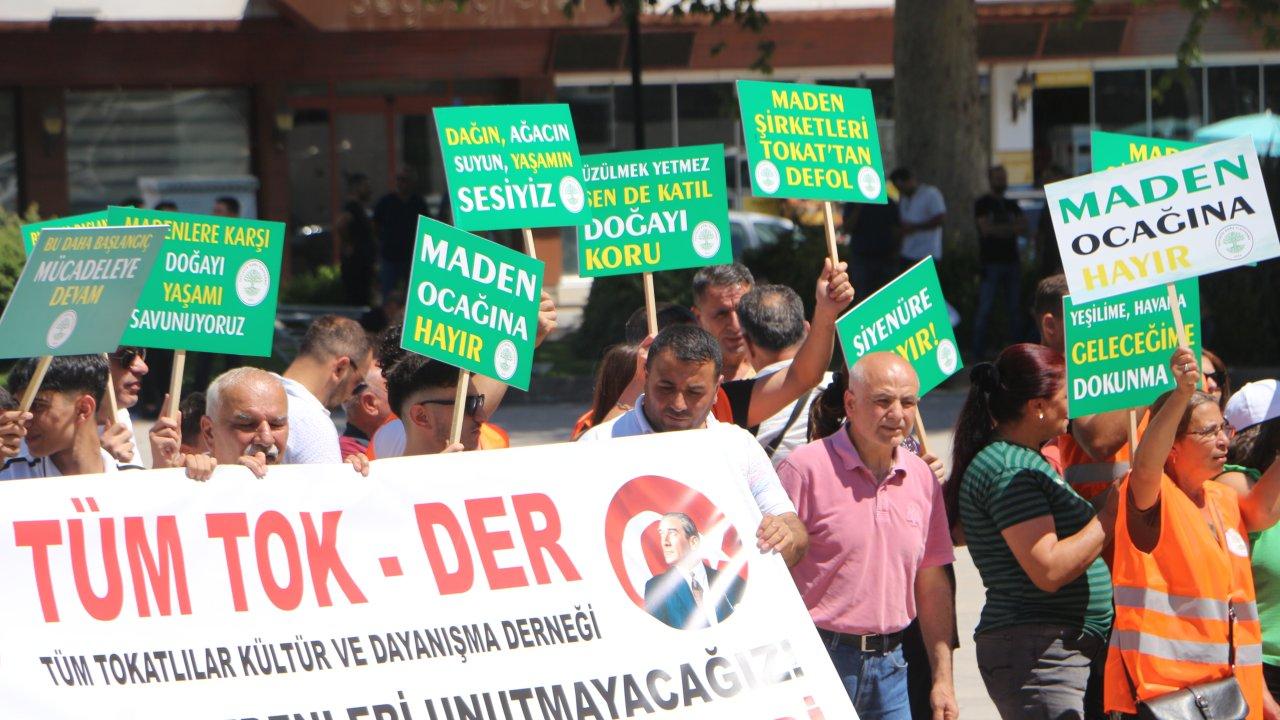 Tokat'ta köylüler, maden arama çalışmasını protesto etti: '30 köyün su havzasını etkileyecek'