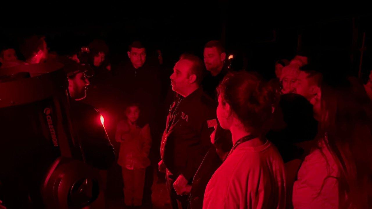 Bakan Kacır, Uludağ'daki Gökyüzü Gözlem Etkinliği'nde