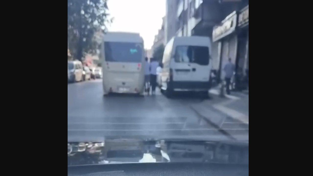 Zeytinburnu'nda patenli gençlerin korku dolu yolculuğu