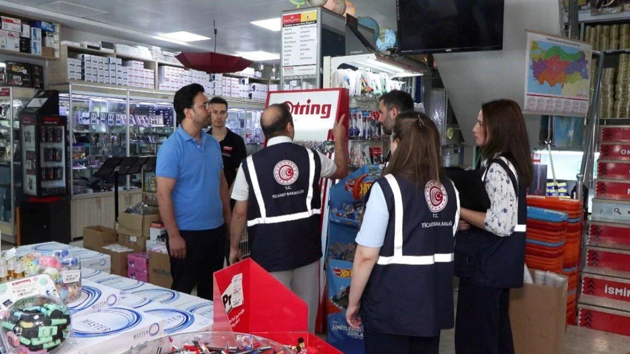 Tekirdağ'da kırtasiye malzemesi satan iş yerleri denetlendi