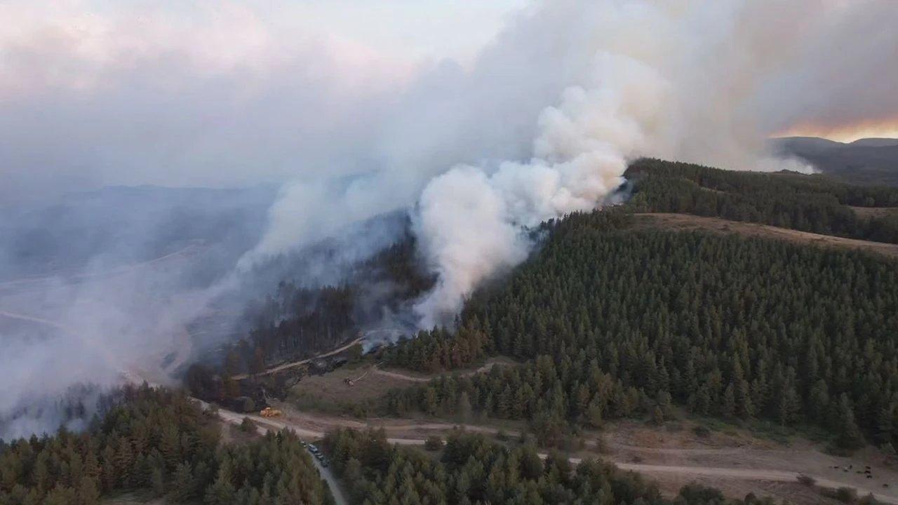 Bolu Gerede'deki yangın için çevre illerden ekipler sevk edildi