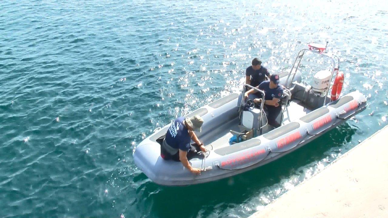 Sarıyer’de batan teknedeki kayıp kişiyi arama çalışmaları 2. gününde