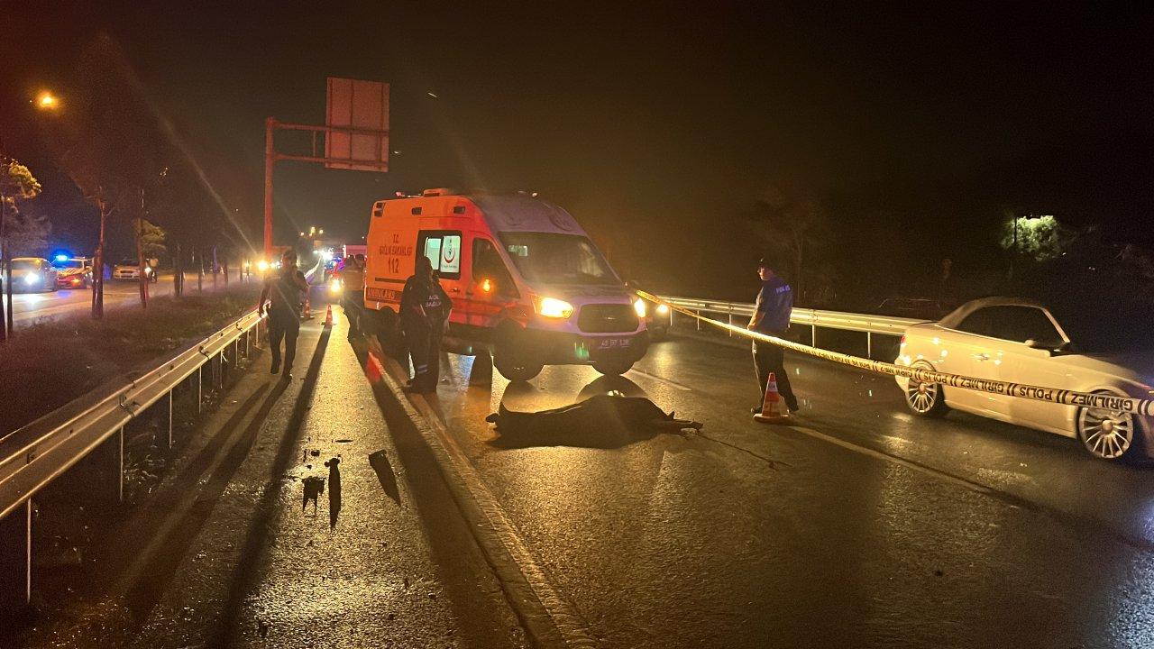 Kocaeli'de kaza: Motosiklet, önündeki araca çarptı; 1 ölü, 1 yaralı