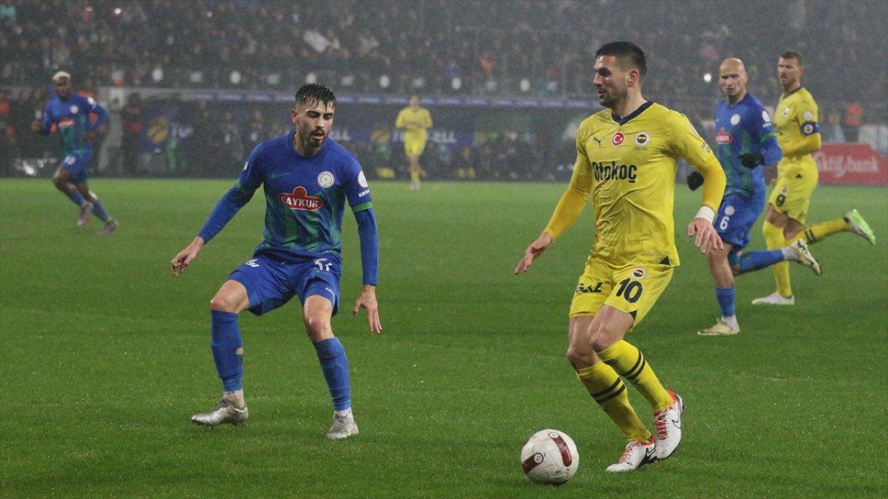 Fenerbahçe, yarın Süper Lig'de Çaykur Rizespor'a konuk olacak