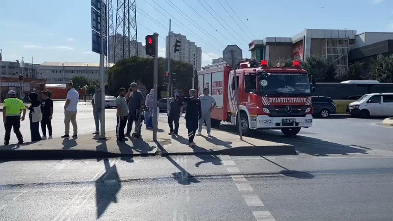 İstanbul'da kırmızı ışık ihlali kazaya neden oldu: Aynı aileden 1’i ağır 4 yaralı