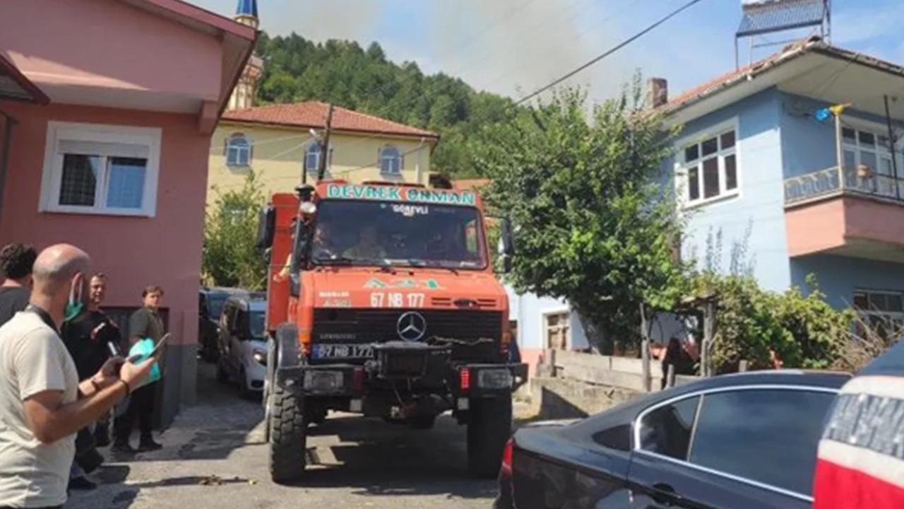 Zonguldak'ta orman yangını: Havadan ve karadan müdahale ediliyor