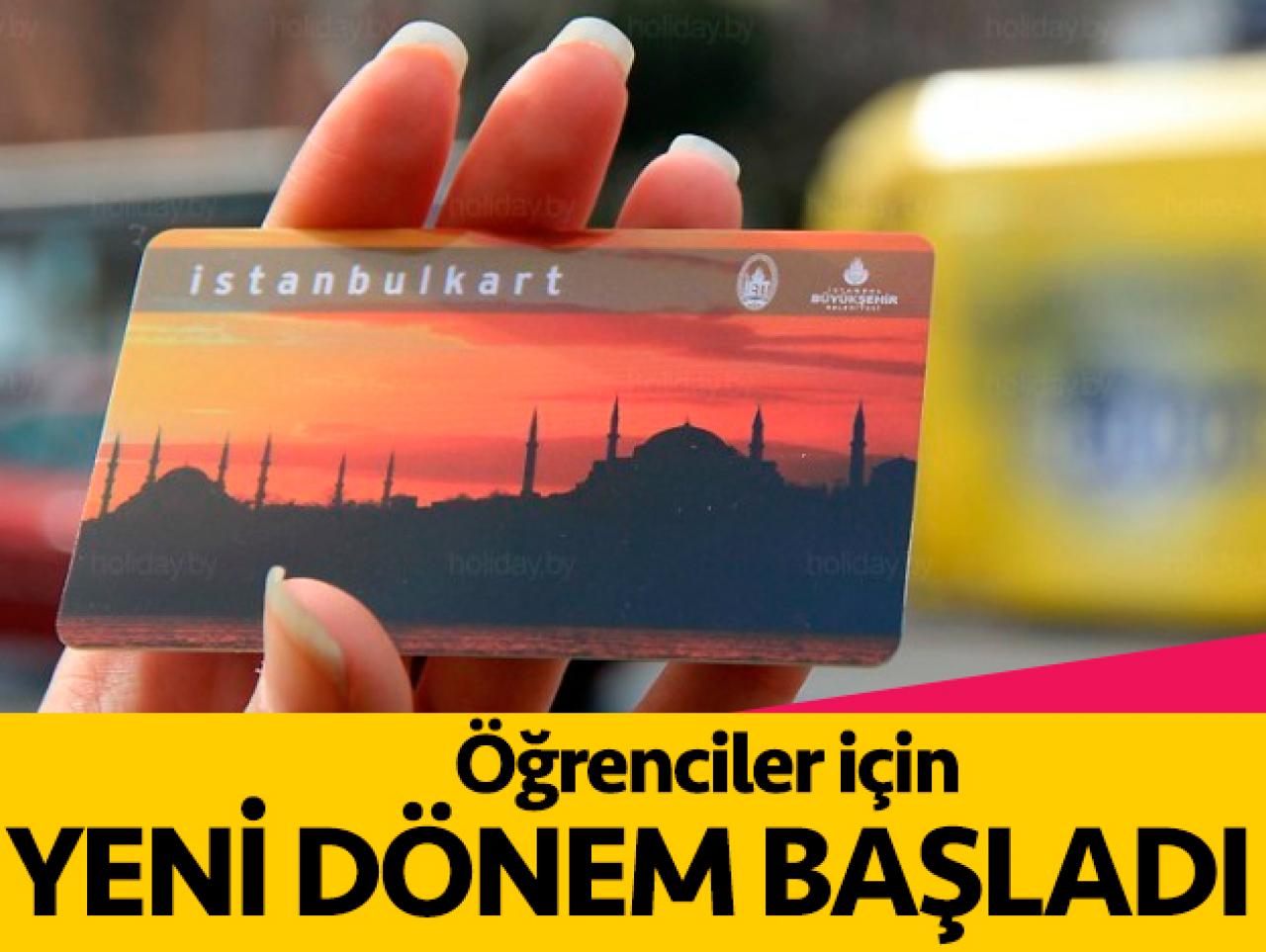 Öğrenciler için indirimli akbil dönemi başladı