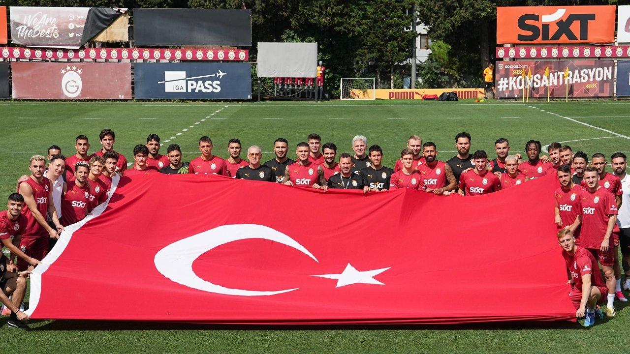 Galatasaray, Metin Oktay Tesisleri'nde Adana Demirspor hazırlıklarını tamamladı