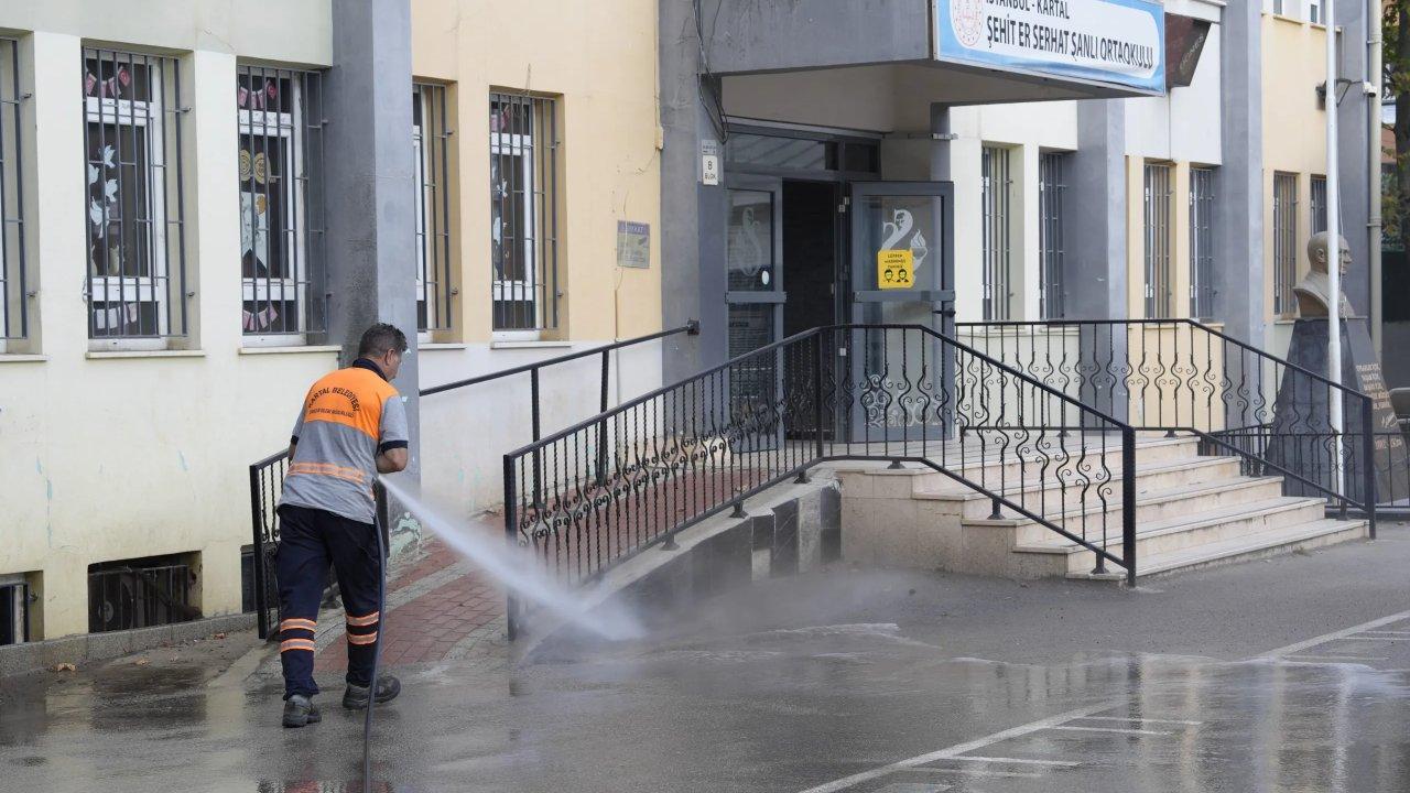 Kartal'daki tüm okullarda yenileme çalışması yapıldı