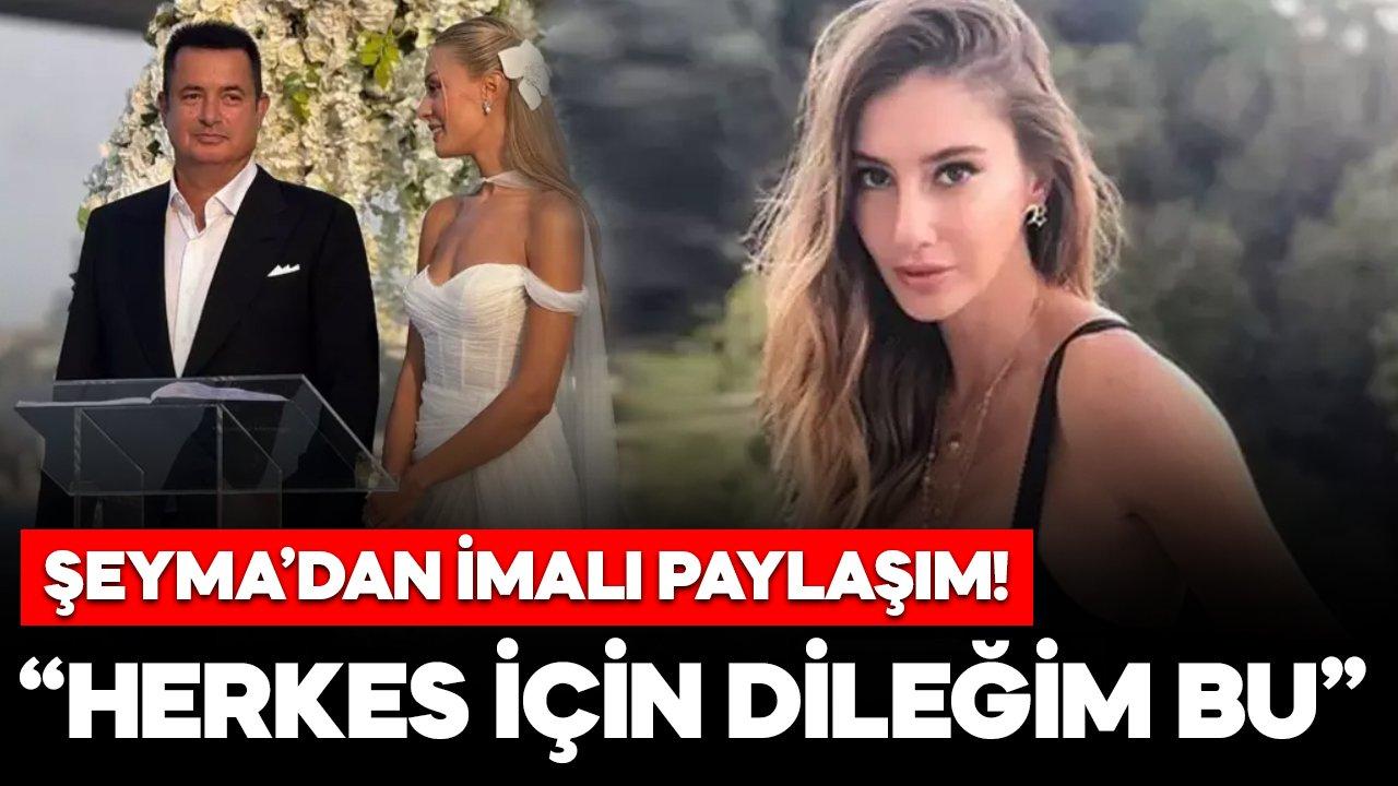 Şeyma Subaşı'dan Ayça Çağla Altunkaya'ya şaşırtan göndermeli paylaşım! "Herkes için dileğim bu"