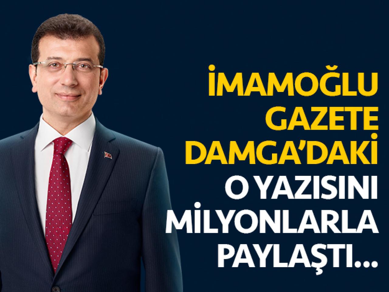 Ekrem İmamoğlu'ndan 'Çerkes Sürgünü' paylaşımı