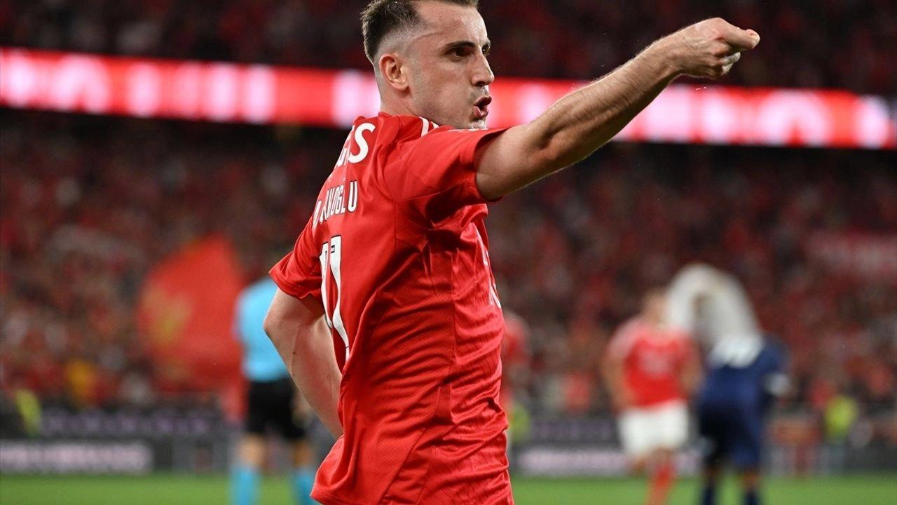 Kerem Aktürkoğlu, Benfica kariyerine golle başladı