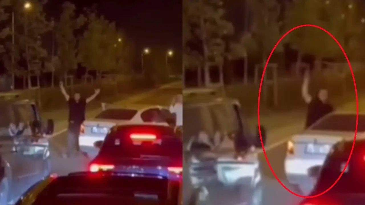 Pendik'te yolu kapatan düğün konvoyu havaya ateş açtı!